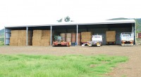 maleny rual open front zincalume farm shed