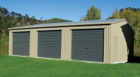 residential 4 triple garage cream