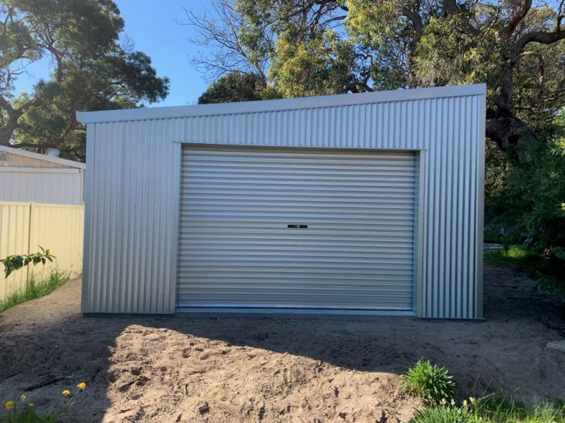 Sheds n Homes Perth Zincalume Single Garage 1