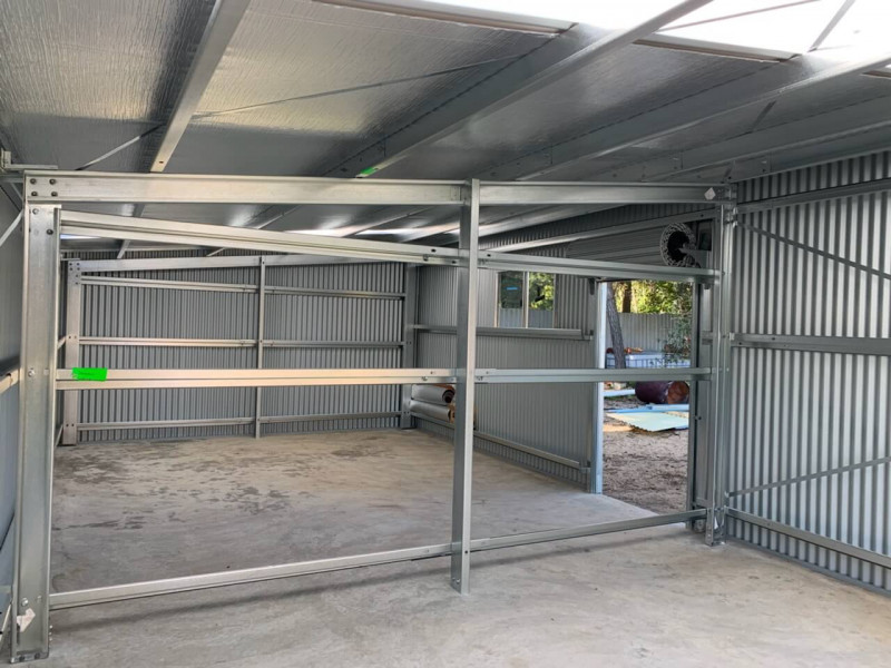 Sheds n Homes Perth Zincalume Single Garage 4