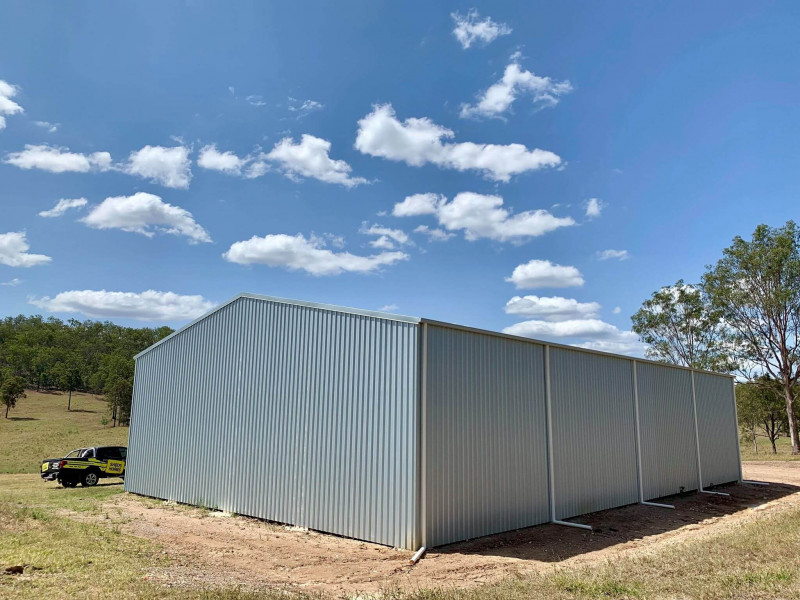 Zincalume Farm Shed Sheds n homes Gympie 2