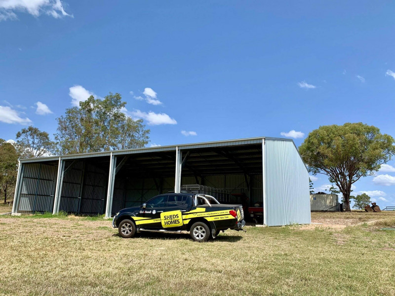 Zincalume Farm Shed Sheds n homes Gympie 4