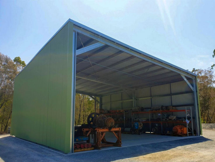 Custom Industrial Skillion Shed Project - Recent Work 